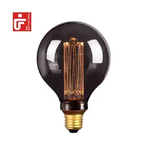 Lâmpada LED Edison para iluminação de decoração interna, lâmpada de estilo vintage antigo com desenho patenteado RN