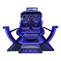 Simulador de Movimiento VR 9D de Dos Asientos, Máquina de Cine de Realidad Virtual, Silla Tipo Huevo de 360 Grados, Equipo de Juego de Entretenimiento, Experiencia VR