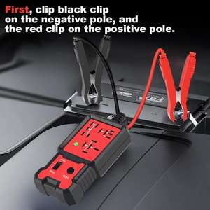 12V LED luz indicadora carro relé testador energia elétrica automotiva bateria eletrônica verificador carro essencial acessório - Product Image 3