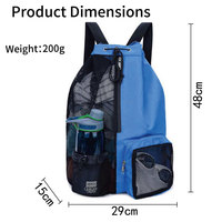Sac de sport, de plage et de natation en nylon souple avec cordon de serrage, nouvelle mode, pour yoga, basketball, plongée