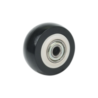 Roue en polyuréthane de 2 "personnalisable de haute qualité avec roulement Race Way rigide 50mm polyuréthane fer TPR PP roue en polyoléfine roulette