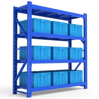 Rayonnage d'étagère en métal Supports à boulons métalliques réglables Entrepôt Stockage étagères de garage unités