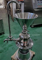 Machine industrielle de fabrication de crème au beurre de cacahuète et au sésame/rectifieuse de pâte de beurre d'arachide/moulin colloïdal