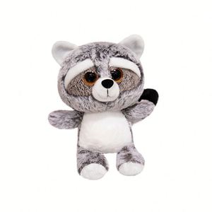 Juguetes de Peluche de <span class=keywords><strong>Mapache</strong></span> Realistas, Suaves, de Animales Salvajes de la Selva, Muñeco Unisex, Lindos Animales de Peluche de <span class=keywords><strong>Mapache</strong></span> para Niños y Adultos - Product Image 6