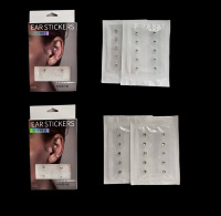 10 Pcs Biji Telinga Zirkonia Premium Stiker Akupresur Kristal Modis Perlengkapan Aurikuloterapi TCM untuk Kecantikan & Kesehatan Set Hadiah