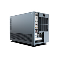 Boîtier PC compact en aluminium MATX 19,55 L, châssis 6061, GPU 360 mm, refroidisseur CPU 168 mm, alimentation ATX, 4 emplacements, pour jeux, en stock