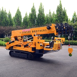 Nouvelle mini <span class=keywords><strong>grue</strong></span> araignée sur chenilles de 5 tonnes, 17 m, 15 m, montée sur <span class=keywords><strong>camion</strong></span>, avec alimentation électrique/essence/diesel, économie d'énergie, meilleur prix - Product Image 5