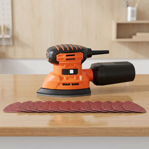 Mini <span class=keywords><strong>Lijadora</strong></span> Eléctrica Triangular de 130W 230V, <span class=keywords><strong>Lijadora</strong></span> de Masilla <span class=keywords><strong>con</strong></span> Recolección de Polvo, Herramienta para Pulir Muebles - Product Image 6