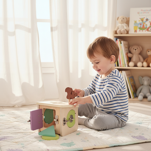 Nuevo Juguete Educativo Montessori 19-24, Caja <span class=keywords><strong>de</strong></span> <span class=keywords><strong>Madera</strong></span> Resistente con Diseño <span class=keywords><strong>de</strong></span> Ardilla, Juguete <span class=keywords><strong>de</strong></span> Bloqueo Montessori para Niños Pequeños, Desarrollo <span class=keywords><strong>de</strong></span> Motricidad Fina - Product Image 6