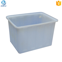 Bac à poissons en plastique rectangulaire grand format à ouverture supérieure, bac d'élevage de poissons