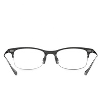U-Top business demi-monture de lunettes pour hommes lunettes d'ordinateur en fibre de carbone montures de lunettes en titane