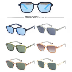 New Arrival Square Frame Polarized Sunglasses 2025 UV400 Custom Multi-Color Lenses Sun Glasses Fashion Logo Women Men Shades - Product Image 4