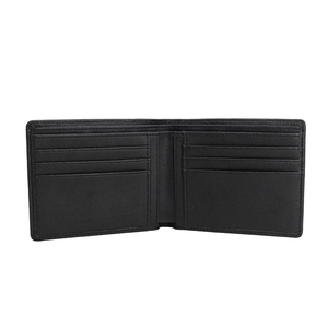 In pelle pieno fiore genuino bifold portafoglio RFID portafogli degli uomini con il marchio su misura - Product Image 5