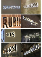 Bon marché, qualité garantie, enseigne Led rétroéclairée, enseigne numérique en lettres pour publicité extérieure