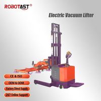 Alat Pengangkat Kaca Vakum Elektrik Tugas Berat 1000KG dengan Suction Cup untuk Kaca Arsitektur
