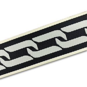 Produsen tekstil Jinsha sesuai pesanan logo anyaman <span class=keywords><strong>jacquard</strong></span> komputer tali bahu bagasi nilon pengangkat huruf - Product Image 1