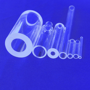 1 BAO RAN Br0168 Thick Wall Clear <strong>Quartz</strong> Glass <strong>Tube</strong> for Ozone Generator <strong>One</strong> <strong>End</strong> <strong>Closed</strong> Polished Surface Bending Welding High - Product Image 2