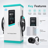 Cargador Rápido de CC de 60KW con Doble Conector y OCPP 1.6 para Flotas Comerciales y Estaciones de Carga de Vehículos Eléctricos - Proveedor IP54