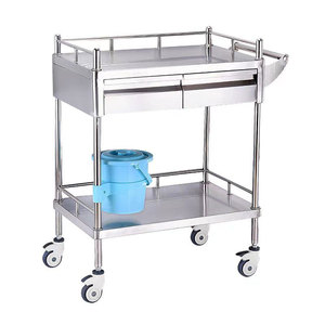 Carrito de Instrumentos Médicos Red Star 600x400x860mm, Carro de Hospital de 2-3 Niveles - Product Image 2
