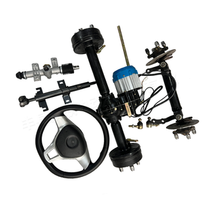 5000 waat 48v différentiel à glissement limité boîte arrière kit de roulement de remorque double essieux avec moteur bldc intégré pour chargeur - Product Image 2