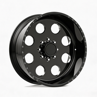 SL 22X10 20X12 30X12 22X12 Velg Truk Tempa Custom Deep Lip Polished dengan 8X170 8X180 untuk Ford F250 Chevy Silverado 2500HD