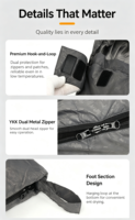Sac de couchage enveloppant pour adulte en nylon, couleur unie, portable pour le camping et les voyages