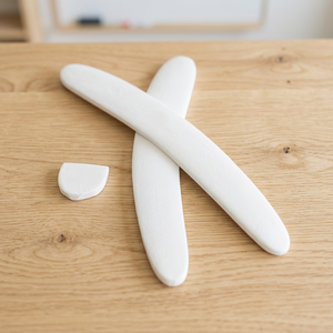 Mango de Navaja de Afeitar Recta de Resina Epoxi Blanco Marfil, Modelo Estilo Hada, Artesanía de Resina Hecha a Mano, Único, Duradero, Personalizable MS EXPORT - Product Image 3