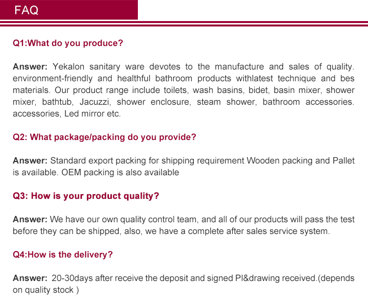 YEKALON T-M8825 Bathroom Sanitary Ware 300mm Strap Siphonic Flush One Piece Toilet
