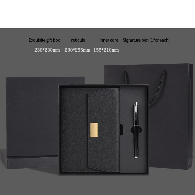 Conjunto de bolígrafo negro