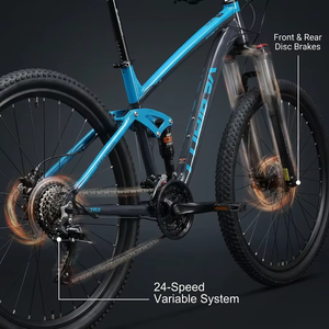 Bicicleta <span class=keywords><strong>de</strong></span> <span class=keywords><strong>Montaña</strong></span> MTB a Precio <span class=keywords><strong>de</strong></span> Fábrica, 26, 27.5, <span class=keywords><strong>24</strong></span> Pulgadas, para Hombre, con 21 Velocidades, Horquilla <span class=keywords><strong>de</strong></span> Suspensión y Frenos <span class=keywords><strong>de</strong></span> Disco - Product Image 2