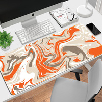 Tapis de Souris Grande Taille TOPO à Motif Liquide Abstrait Strata, Bord Coudré, Vente Chaude, Personnalisé, Vente en Gros