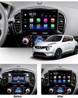 2 Din 4 Core 9 inch Car Frame Android Car Radio 2 + 32GB Screen pour Nissan Juke 2010-2016 Infiniti Car DVD Navigation Audio