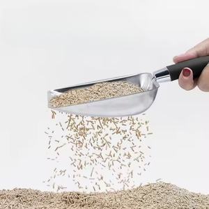 لوازم المرحاض الحيوانات الأليفة ، مغرفة الرمل القمامة دائم أسلاك الفولاذ المقاوم للصدأ فخ مجرفة فضلات القطط - Product Image 5