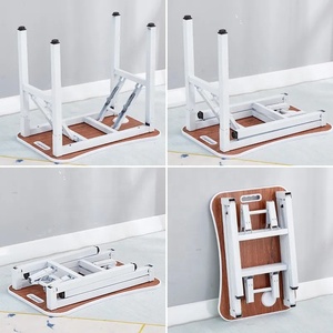 High Quality White School Desk and Chair Set Furniture Friendly <strong>Materials</strong> Portable Wooden <strong>Study</strong> Desk for Children - Product Image 3