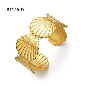 Amy Amy Shell <b>Cuff</b> <b>Bracelet</b> B1146 <b>Silver</b> Plated Women's Romantic Fashion Jewelry Gift - Product Image 2