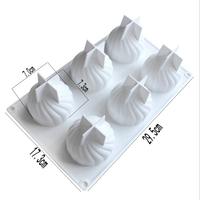 Moule antiadhésif de qualité alimentaire pour gelée, mousse, gâteau, crème glacée, pudding, chocolat et savon