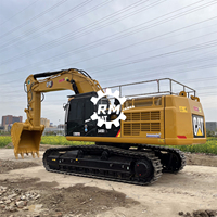 Excavatrice sur chenilles d'occasion CATERPILLAR CAT349D2L du Japon, faible nombre d'heures, engin de construction robuste CAT349D2 CAT349D CAT350