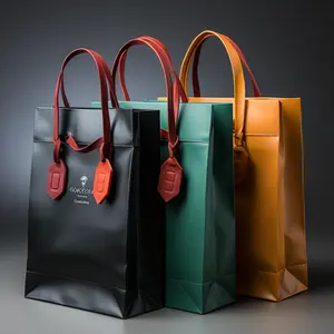 Wholesale New Cheap Price Luxury Famous Brand Gift Custom Printed Shopping Paper Bag With Your Own Logo