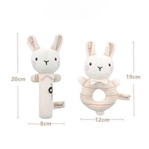 Jouet en peluche <span class=keywords><strong>hochet</strong></span> pour bébé, éducation précoce, animaux, jouets apaisants, hochets pour bébé, clochettes personnalisées, 2023 - Product Image 5