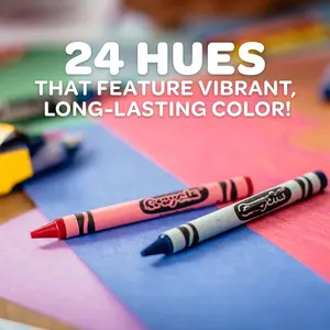 Bir kutuda 24-Packs 24 klasik renkler Crayon toplu kutu başına çocuklar için çocuk okul malzemeleri çeşitli renkler boya kalemleri