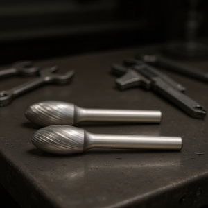 Fraise rotative ovale en carbure TTAKE, 12,7 mm, longueur 22 mm, tige de 6 mm pour machines-outils - Product Image 3