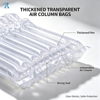 Sacs à colonnes d'air gonflables recyclables, emballage personnalisé pour les cosmétiques, les flacons de parfum, la protection logistique des expéditions