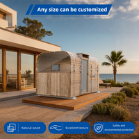 Maisonnette préfabriquée en bois de style traditionnel prête à être expédiée avec carport