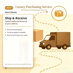 Connexion directe avec l'agence d'approvisionnement de marchandises de luxe Taobao 1688, agence d'approvisionnement de marchandises de créateurs haut de gamme, fret maritime DDP - Product Image 6