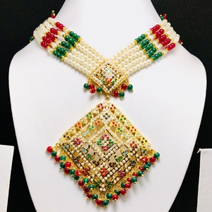 Collier bohème multicouche fait à la main en gros pour femmes chaîne de perles style religieux cadeau parfait - Product Image 2