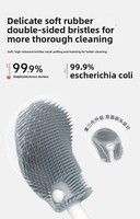 Ensemble de brosses à biberons portables en PP et silicone 6-en-1, multifonctionnel pour nouveau-né, avec support de séchage, brosse à gobelet double usage