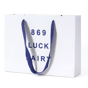 Custom Luxury High Quality Gift Paper <b>Bag</b> Clothes & Shoes Shopping <b>Bag</b> With Your Own LOGO - Product Image 5