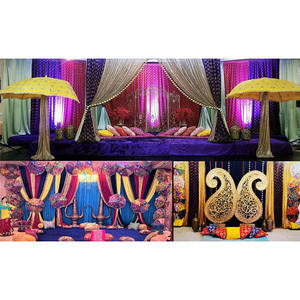 Punjabi Wedding <b>Mehndi</b> Function <b>Decoration</b> Props Asian Wedding Sangeet Stage Props Traditional <b>Mehndi</b> Ceremony <b>Decoration</b> Props - Product Image 1