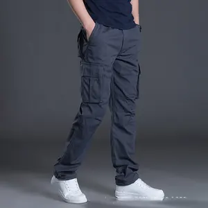 Herren Cargo-Hose Herren lässig Mehrfachtaschen große Größe Hosen Herren Outwear gerader Winterhose Hosen