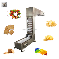 Élévateur à godets continu de type Z FKJX en PEHD/acier pour machines de remplissage de riz et de chips avec décharge par gravité